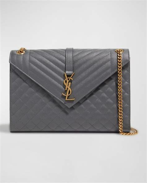 large ysl envelope|st laurent envelope triquilt.